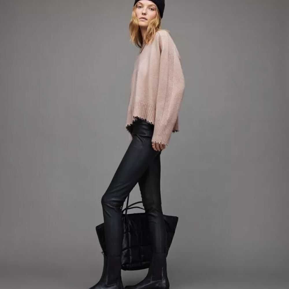 All Saints Kiera Cashmere crew neck-Z5 - Picture 3 of 7